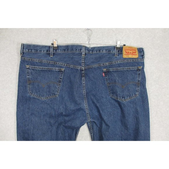 Levi's Men's 505 Jeans Size 54 x 29 Straight Leg Medium Wash - Picture 4 of 8